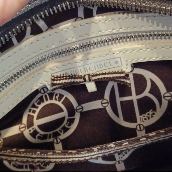 Henri Bendel New York Gorgeous Pewter/Silver Handbag/Crossbody Bag - Picture 11 of 16